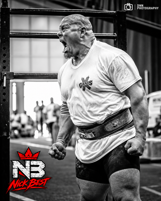 Master Worlds Strongman 2016 Nick Best Signed 8×10 Autograph Photo