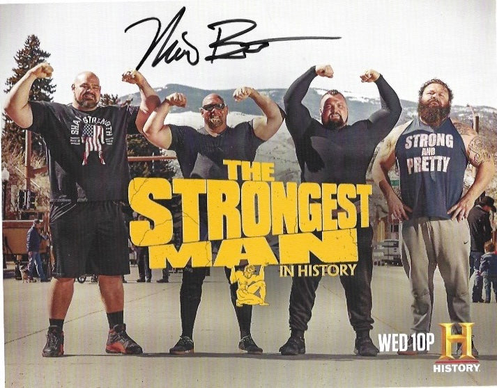 Nick Best “Strongest Man in History” Hand-Signed Photo